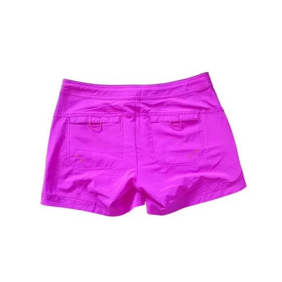 NWT Title Nine Rogue 5&quot; Shorts Women's 6 Hot Pink UPF 50 Quick Dry $65 HTF Color