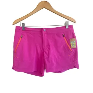 NWT Title Nine Rogue 5&quot; Shorts Women's 6 Hot Pink UPF 50 Quick Dry $65 HTF Color