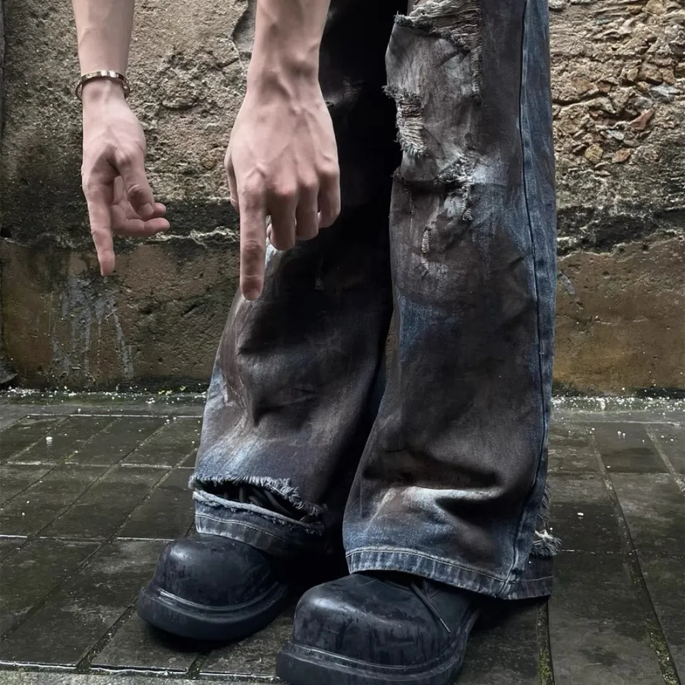 Old worn out jeans