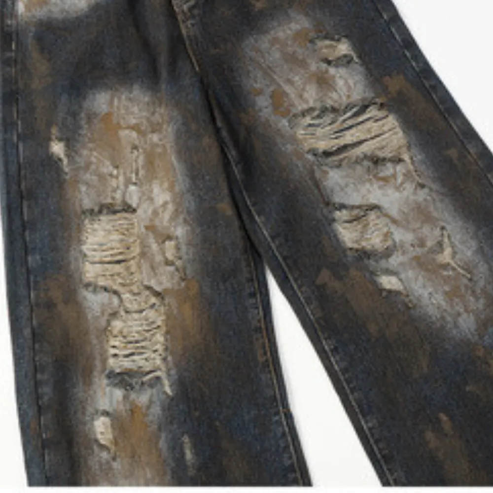 Old worn out jeans