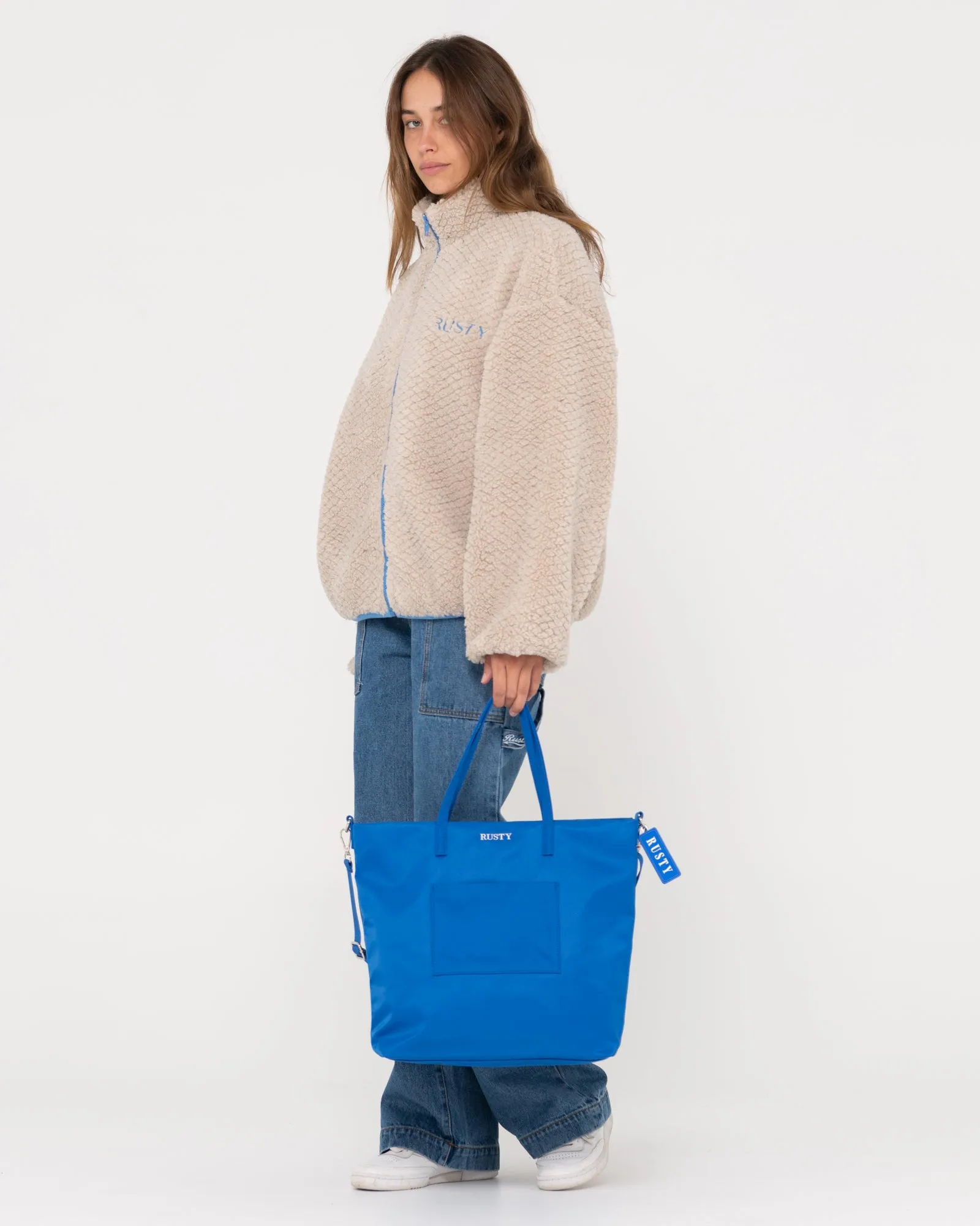 OLLIE SHERPA ZIP THROUGH FLEECE
