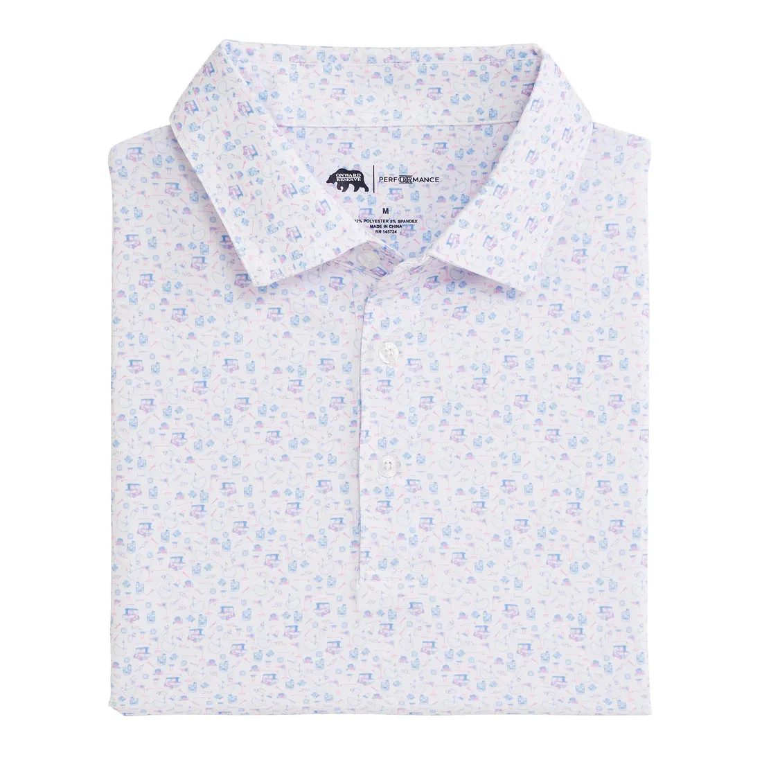 Onward Reserve 19TH Hole Printed Polo