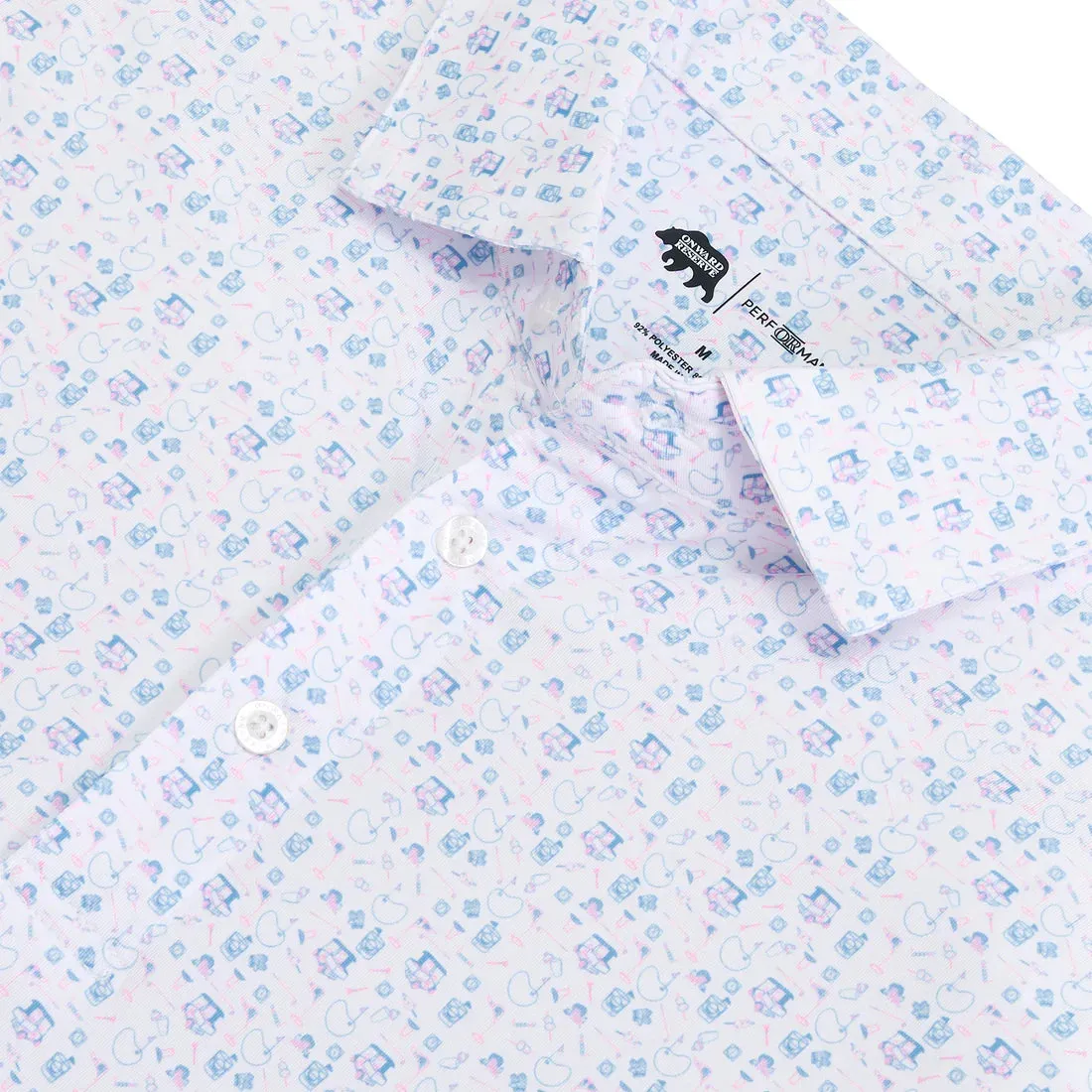 Onward Reserve 19TH Hole Printed Polo