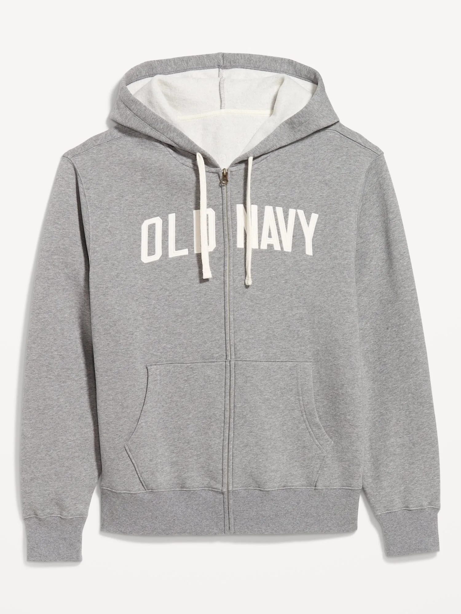 Oversized Logo Zip Hoodie