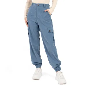 PANTALÓN PARA MUJER CON BOLSAS LATERALES Y PINZAS QUARRY