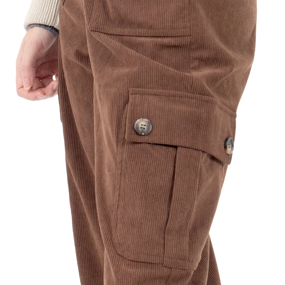PANTALÓN PARA MUJER CON BOLSAS LATERALES Y PINZAS QUARRY