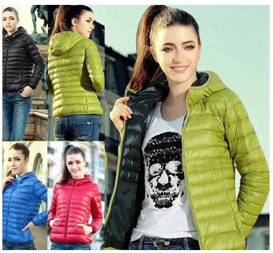 Parkas Female Down Jacket Women Coat Color Overcoat Women Jacket Parka