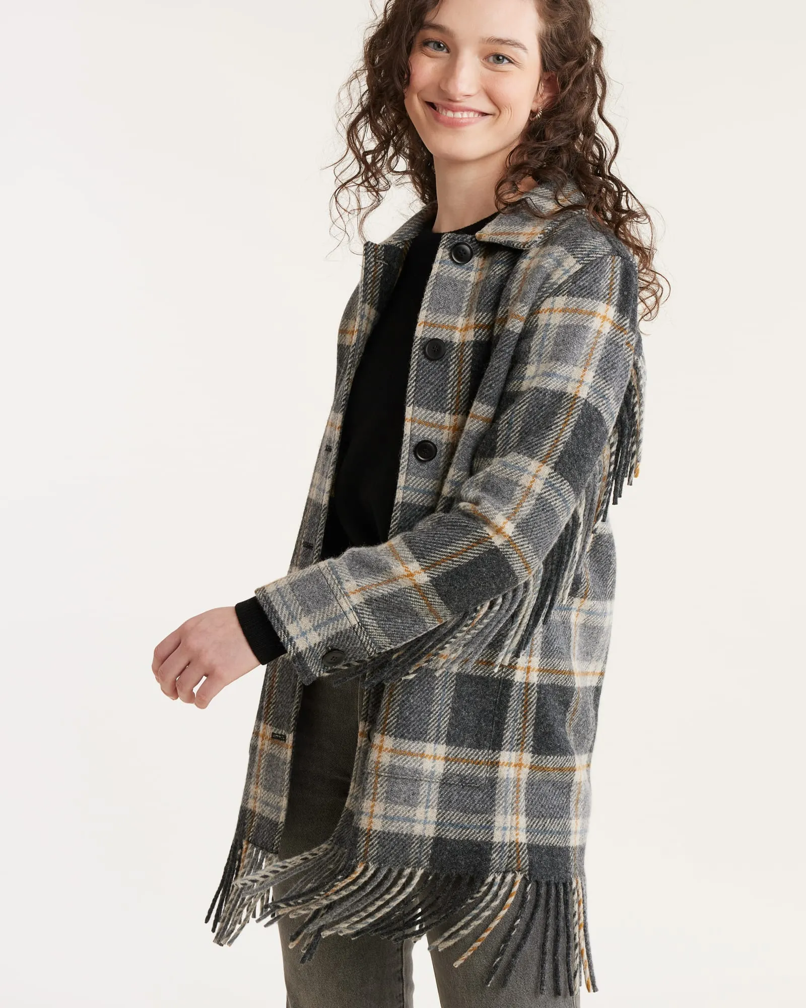 Pendleton Jolene Wool Fringe Jacket