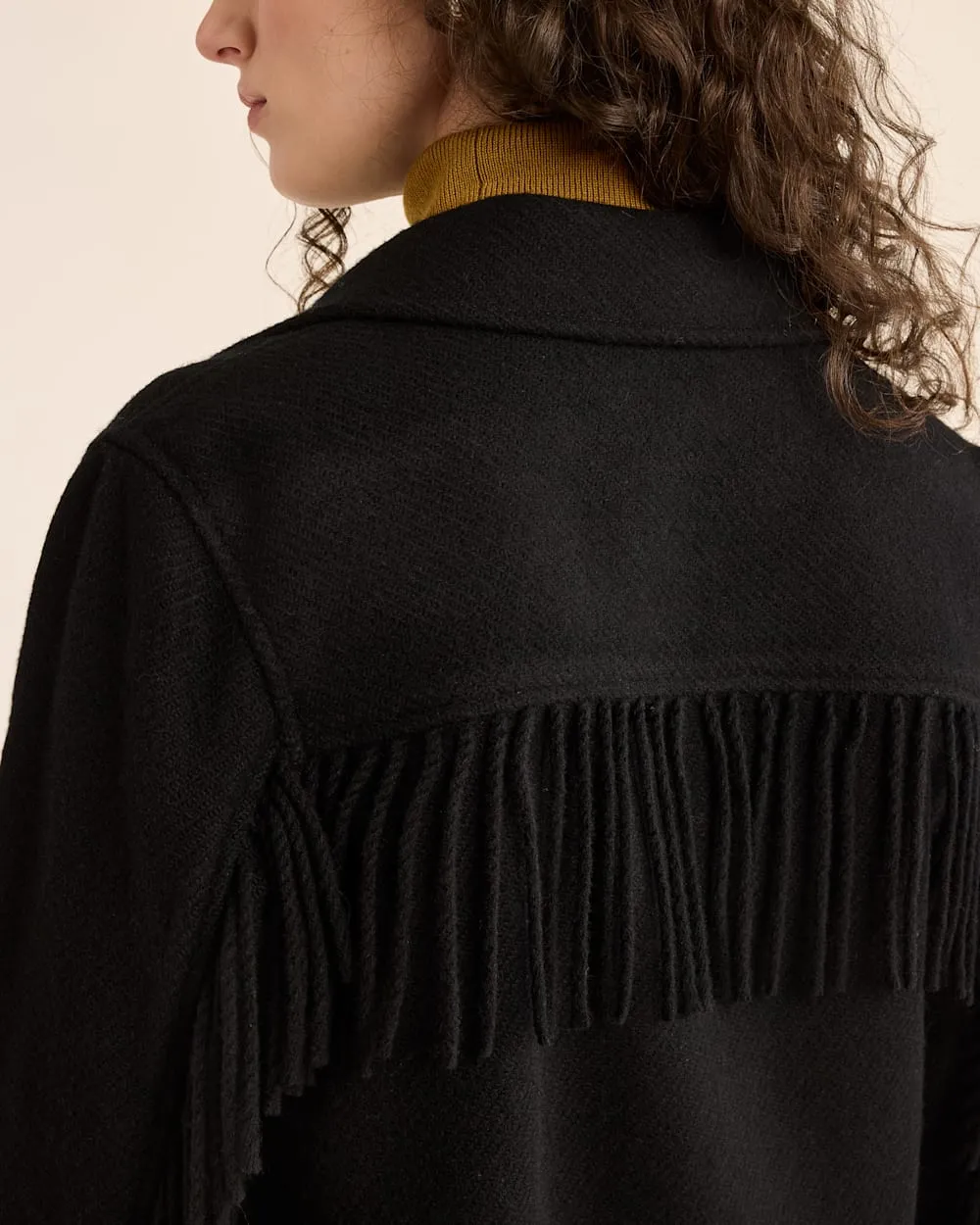 Pendleton Jolene Wool Fringe Jacket