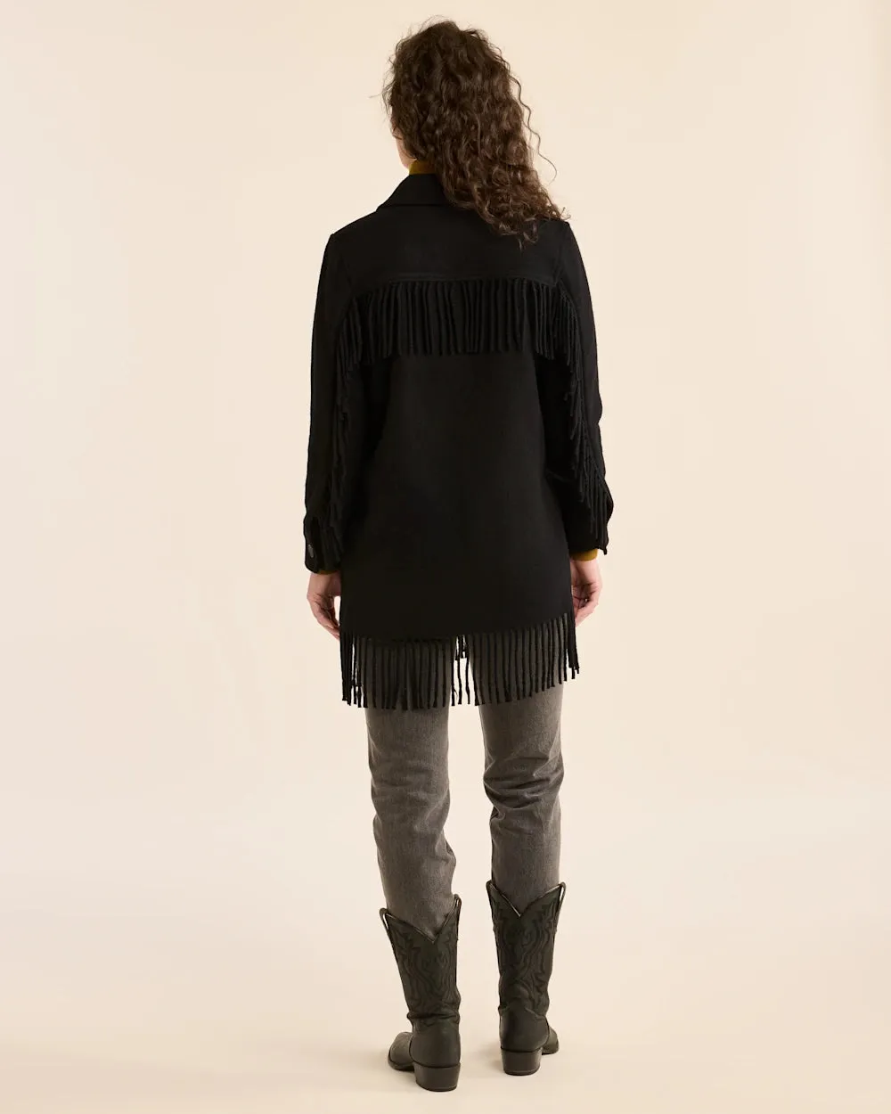 Pendleton Jolene Wool Fringe Jacket