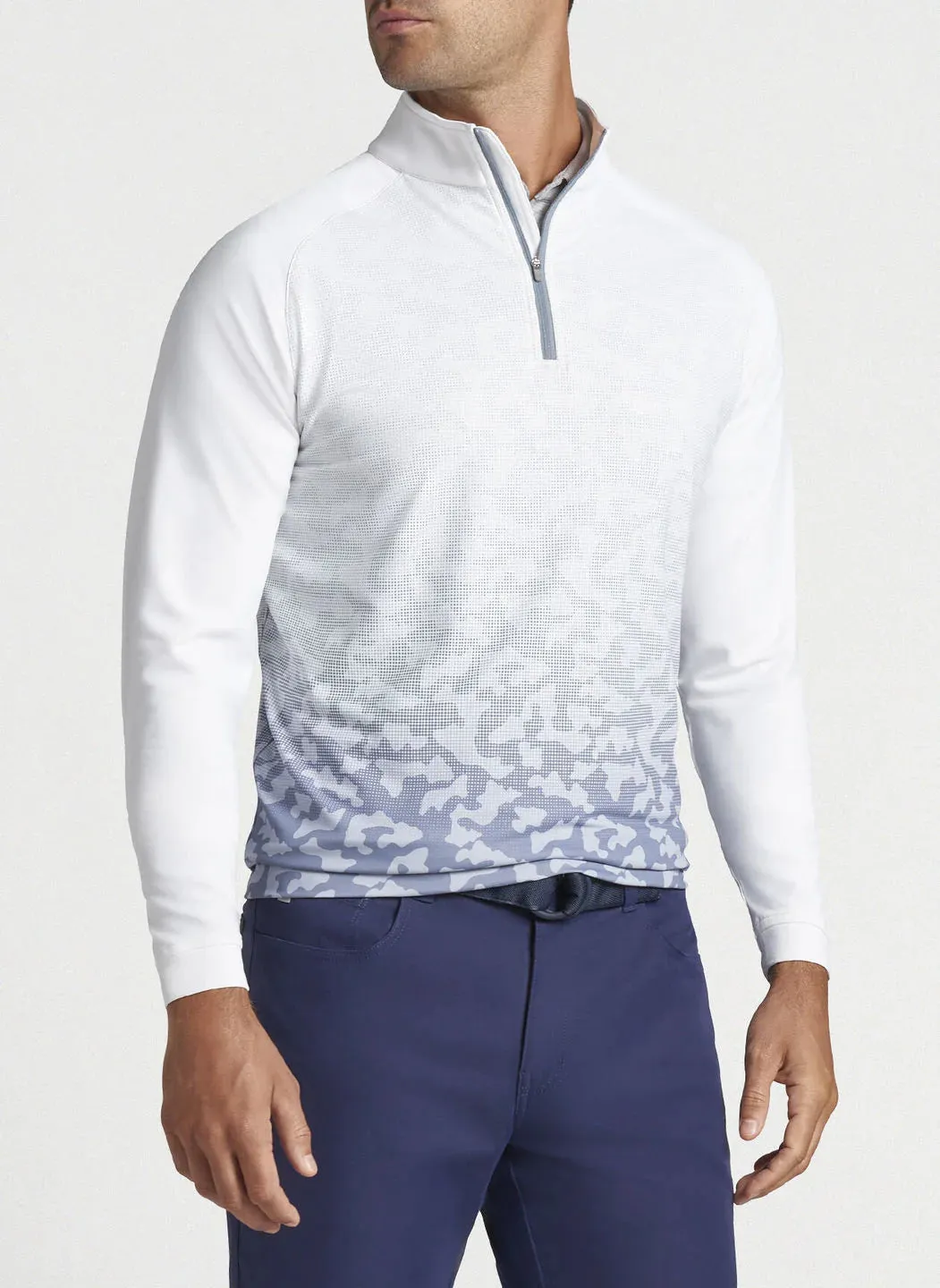 PERTH DIP-DYE PERFORMANCE 1/4 ZIP PULLOVER - LONDON