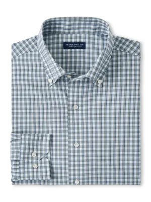Peter Millar Cole Performance Sport Shirt - Sage Fog