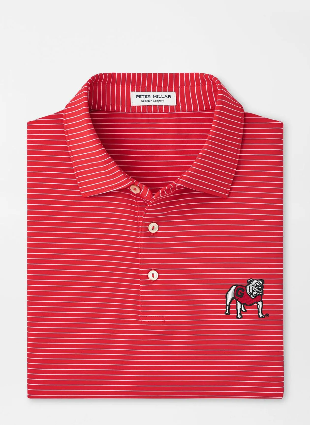 Peter Millar Georgia Standing Bulldog Hemlock Performance Jersey Polo