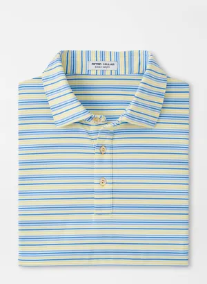 Peter Millar Mens Classic Fit Clifton Performance Jersey Polo - COLADA