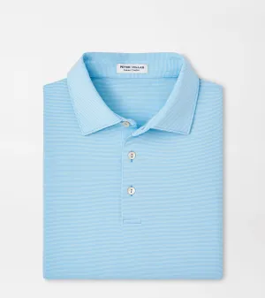 Peter Millar Mens Classic Fit Jubilee Performance Jersey Polo - COTTAGE BLUE