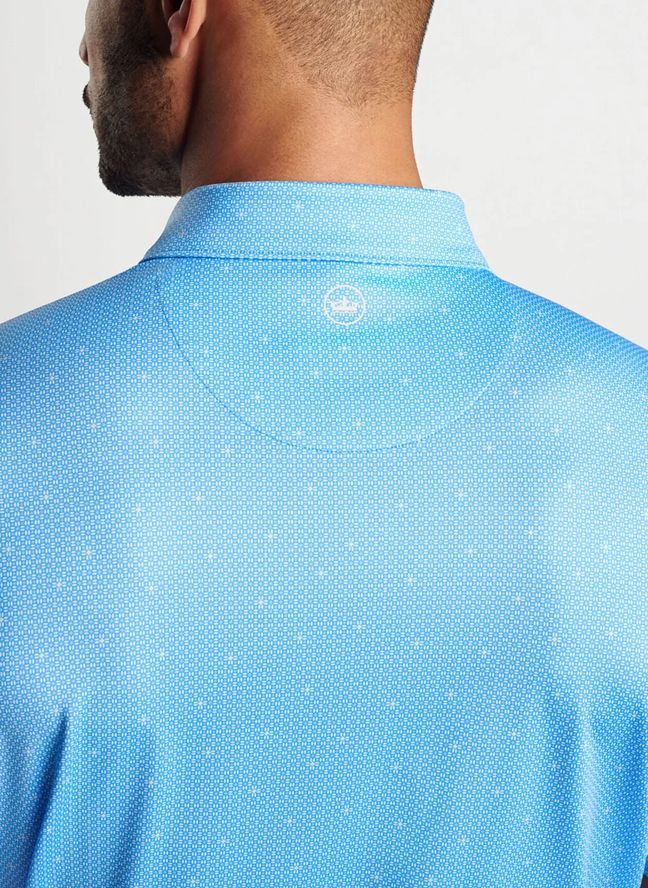 Peter Millar Mens Classic Fit North Star Performance Jersey Polo - LIBERTY BLUE