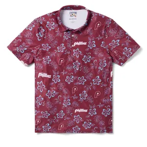 PHILADELPHIA PHILLIES COOPERSTOWN PERFORMANCE POLO