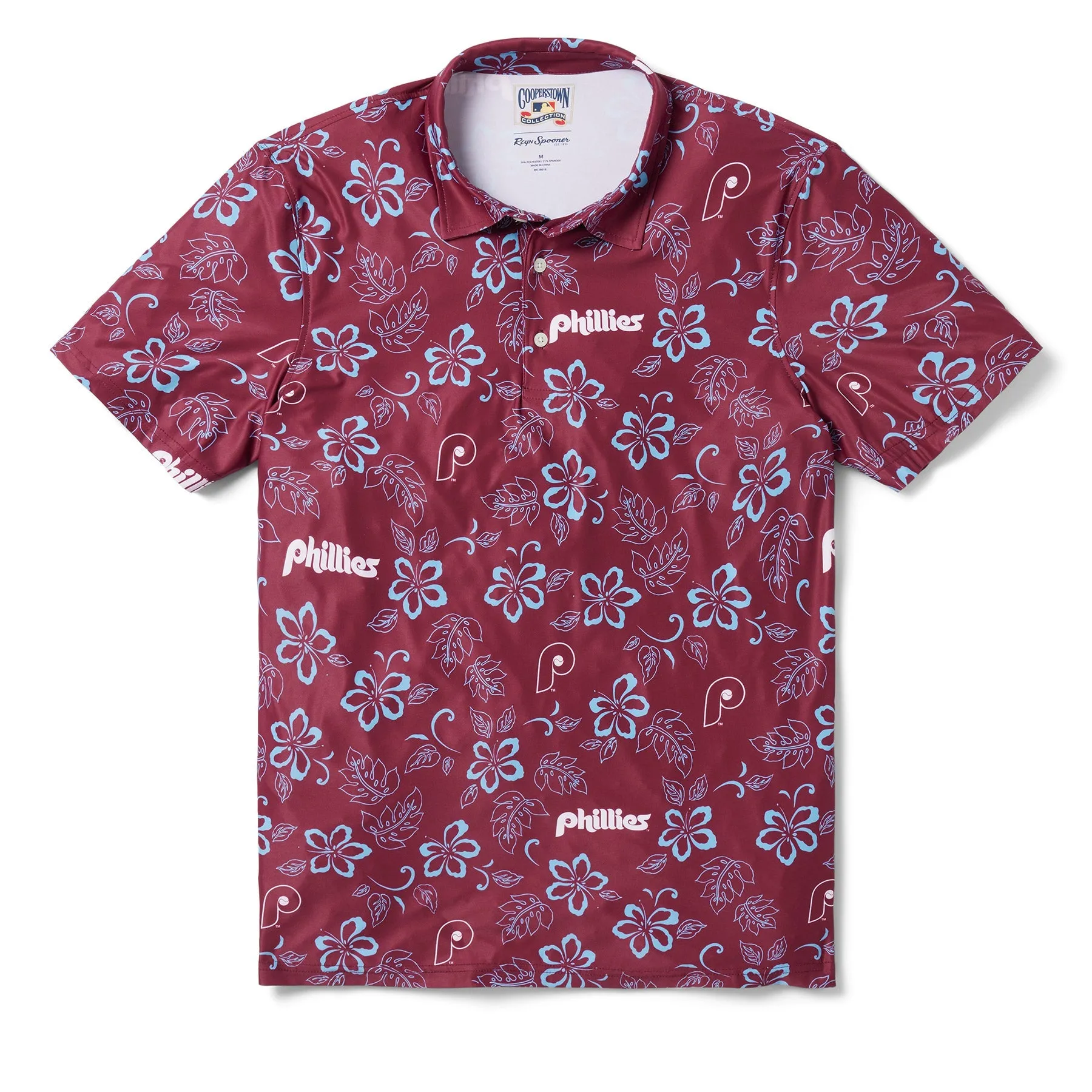 PHILADELPHIA PHILLIES COOPERSTOWN PERFORMANCE POLO
