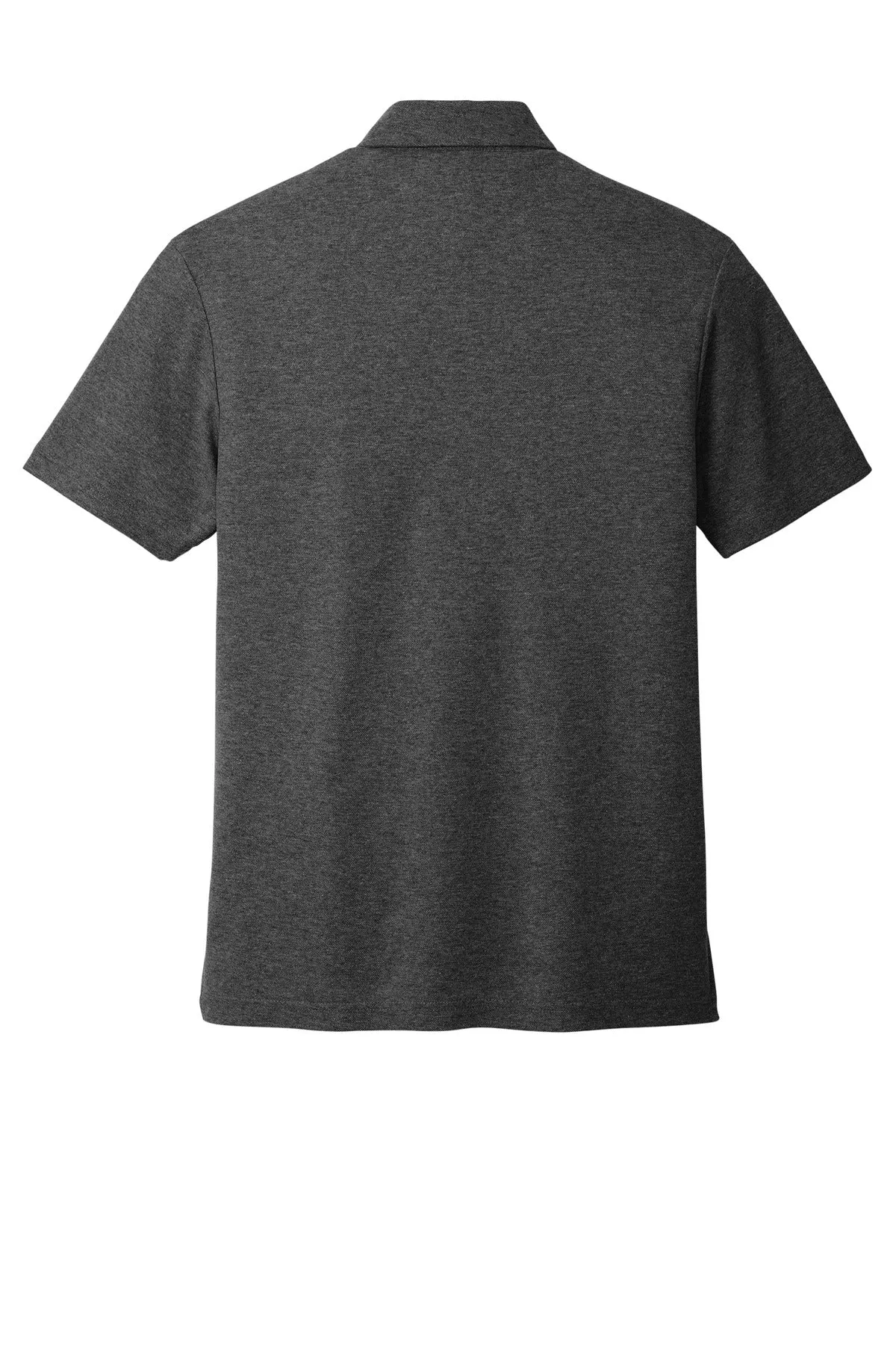 Port Authority C-FREE Cotton Blend Pique Pocket Polo K868 Charcoal Heather