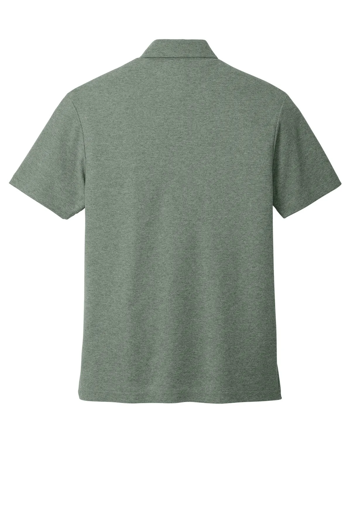 Port Authority C-FREE Cotton Blend Pique Pocket Polo K868 Dark Green Heather