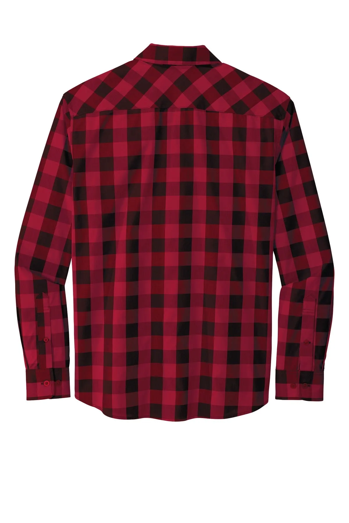 Port Authority  Everyday Plaid Shirt. W670 Rich Red