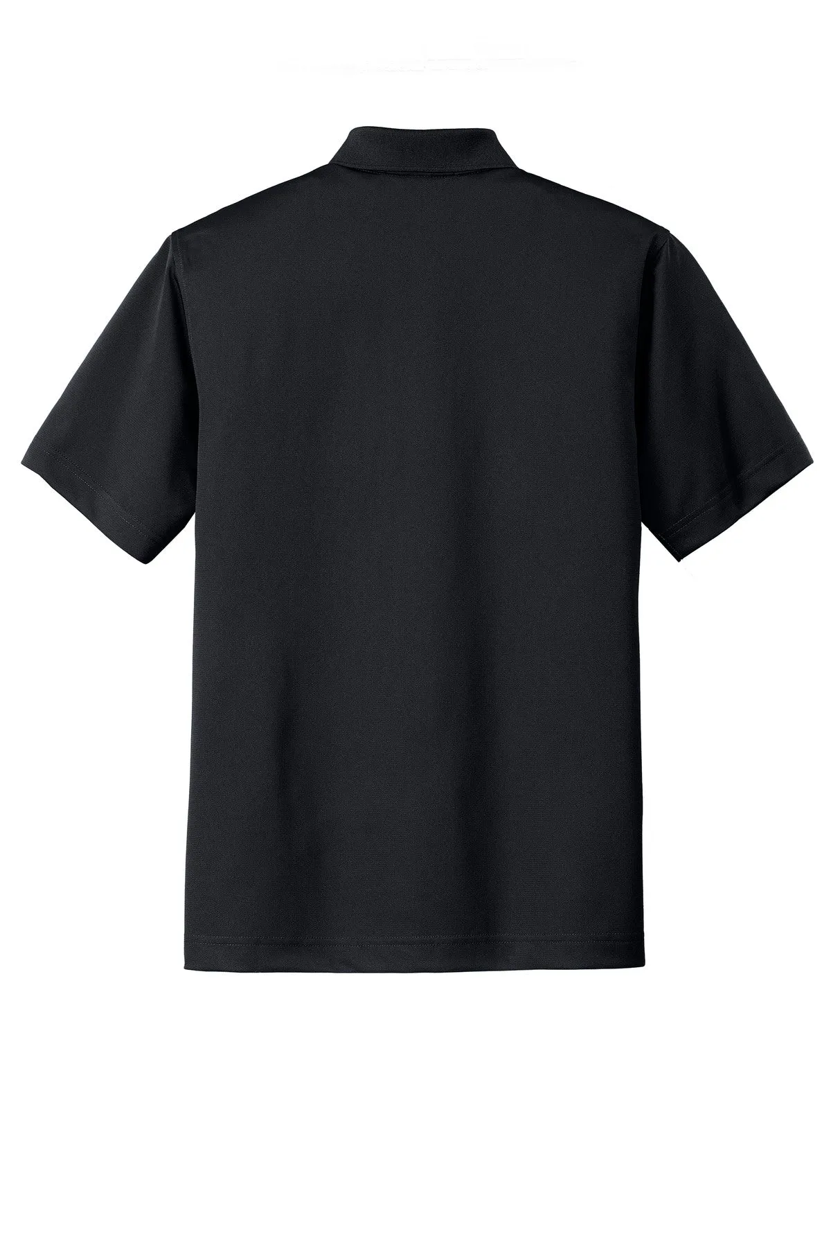 Port Authority Tall Tech Pique Polo. TLK527 Black Tall