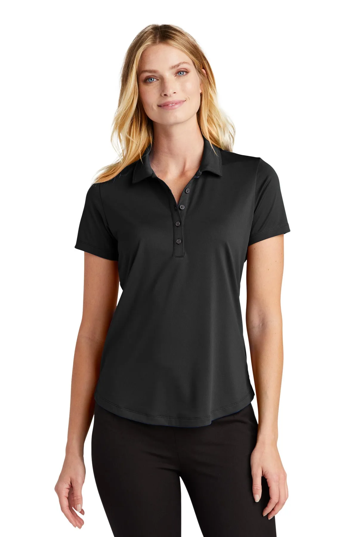 Port Authority Women's C-FREE Snag-Proof Polo LK864 Deep Black