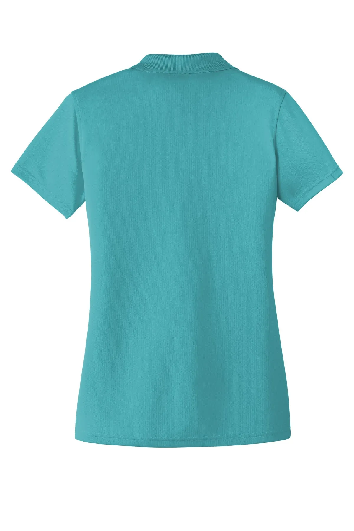 Port Authority Women's Dry Zone UV Micro-Mesh Polo. LK110 Aquamarine