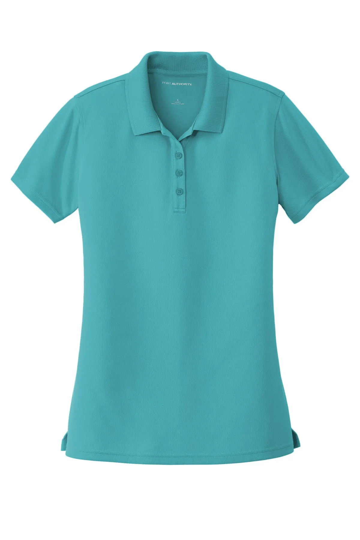 Port Authority Women's Dry Zone UV Micro-Mesh Polo. LK110 Aquamarine