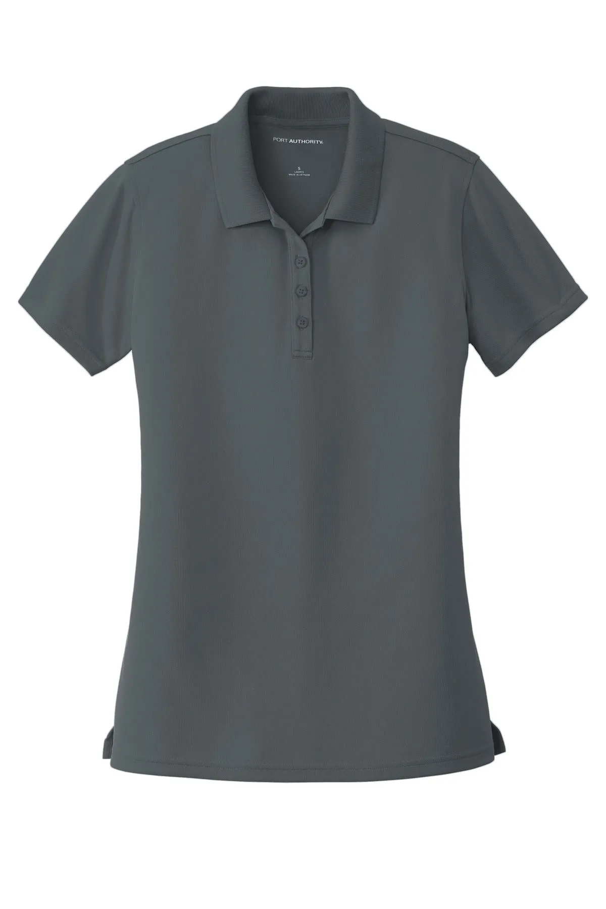 Port Authority Women's Dry Zone UV Micro-Mesh Polo. LK110 Graphite