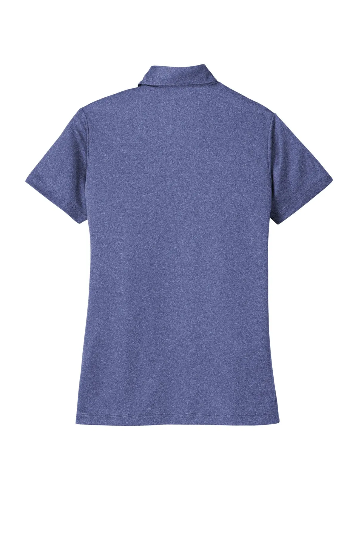 Port Authority  Women's Heathered Silk Touch  Performance Polo. LK542 Royal Heather