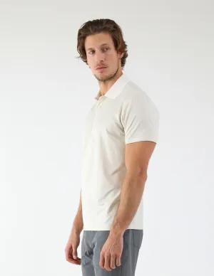 Power Fade Polo: Oatmilk
