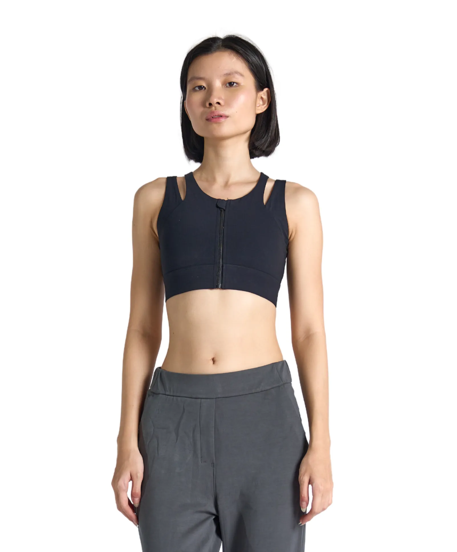 PowerForm Full-Zip Longline Bra (with built in pads)