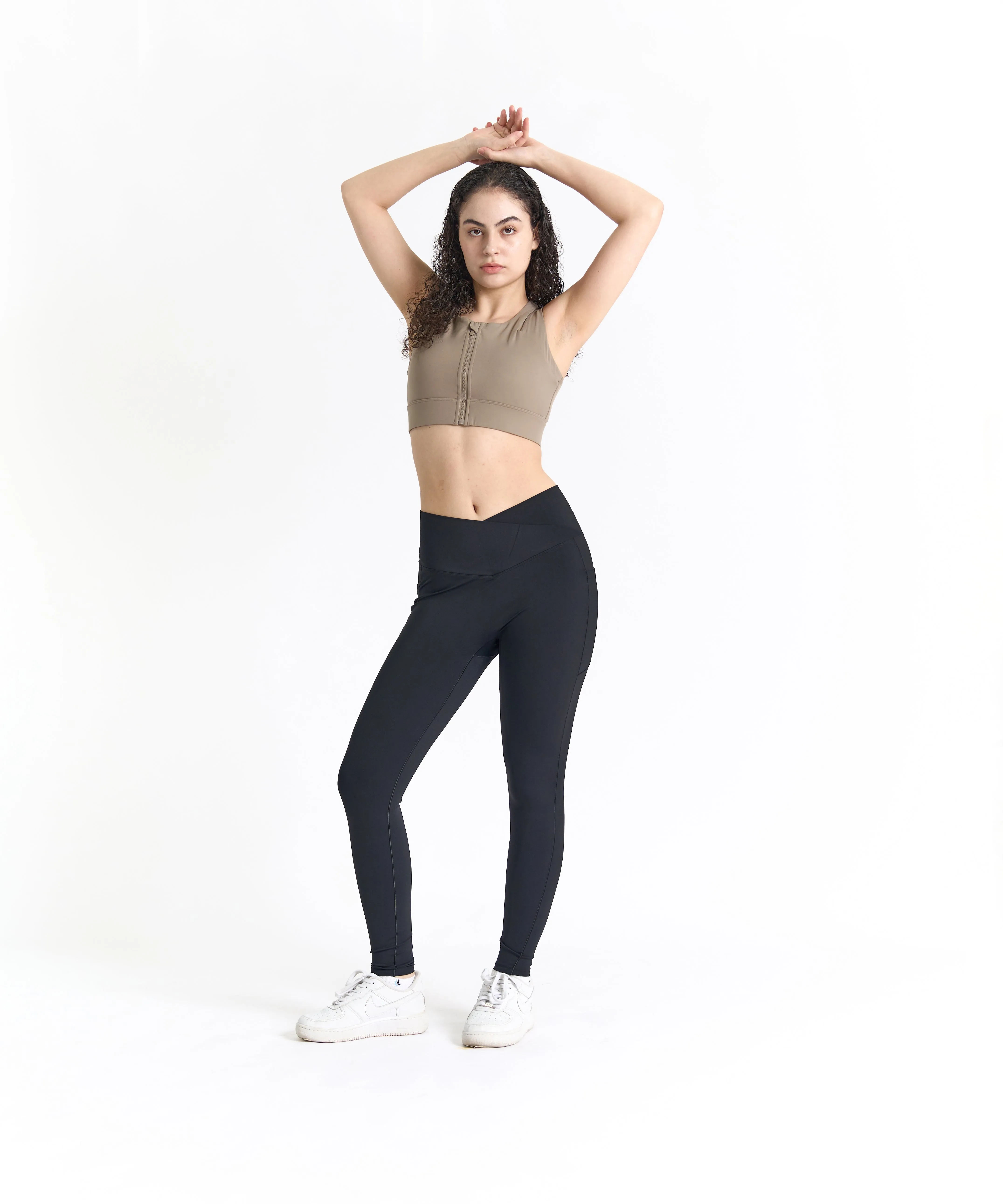PowerForm Full-Zip Longline Bra (with built in pads)