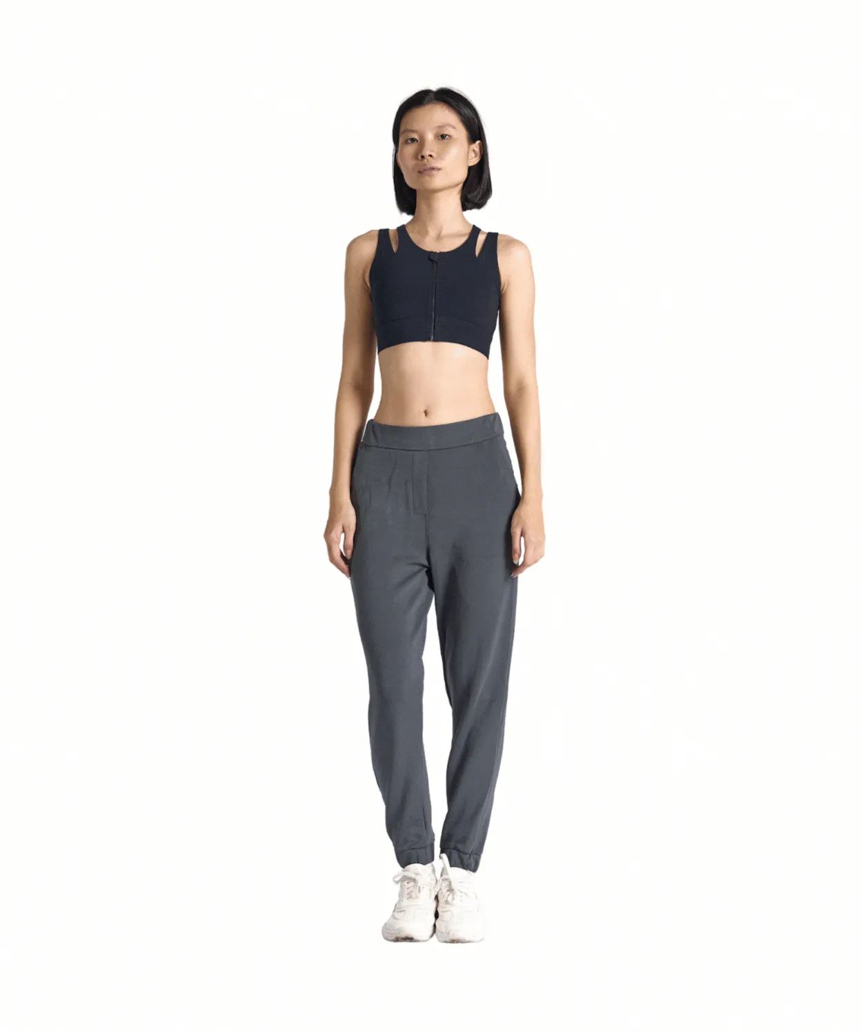 PowerForm Full-Zip Longline Bra (with built in pads)