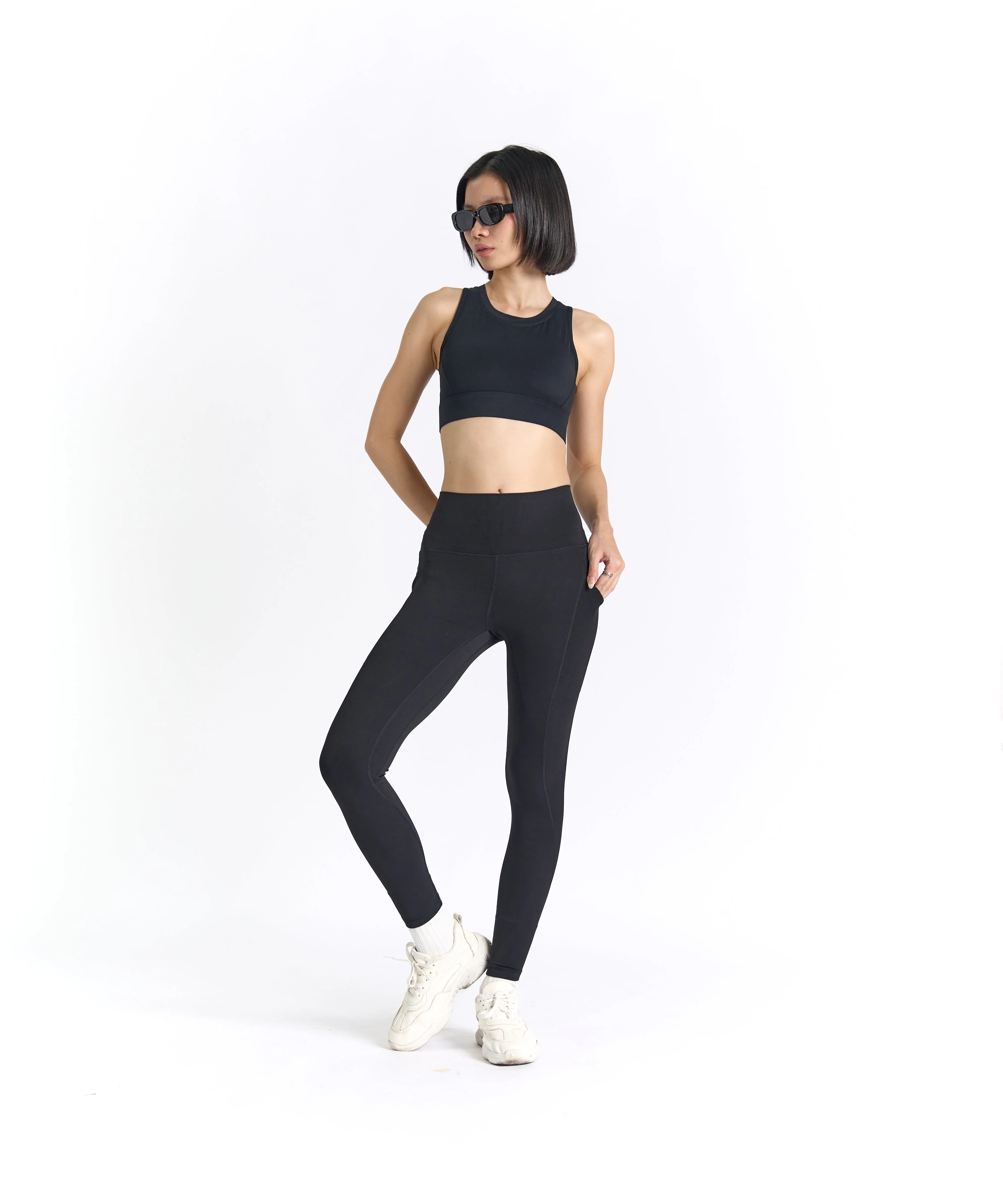 PowerForm Lycra Longline Clasp Bra (with built in pads)