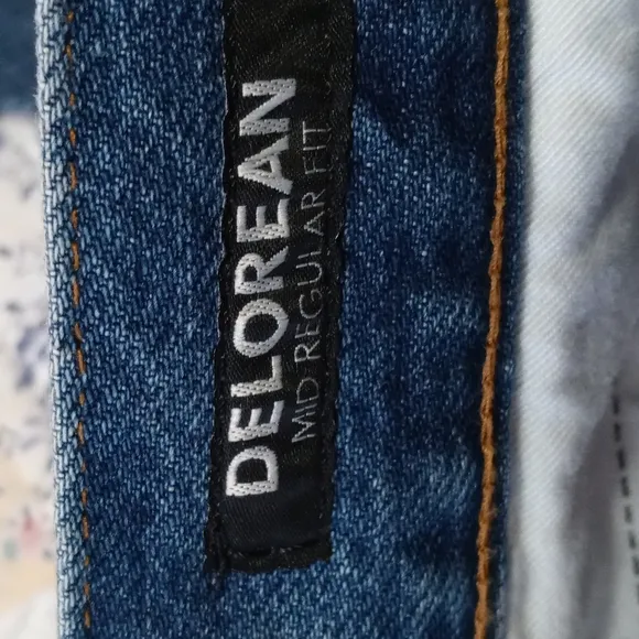 PRPS Delorean Mid Regular Fit Jeans Distressed NWT. Size 24