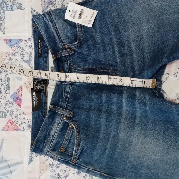 PRPS Delorean Mid Regular Fit Jeans Distressed NWT. Size 24
