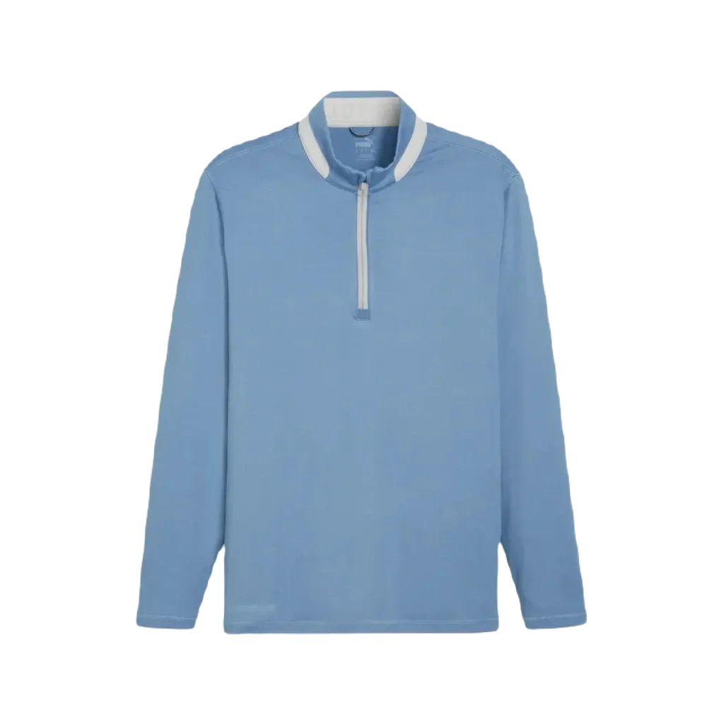 Puma Lightweight Golf 1/4 Zip - Blue