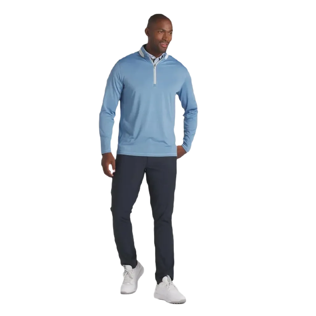 Puma Lightweight Golf 1/4 Zip - Blue