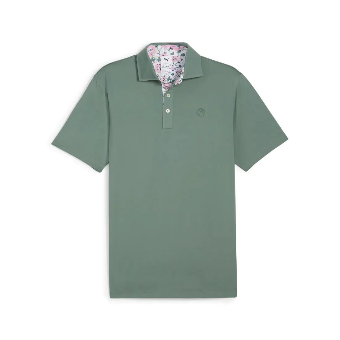 Puma Men's AP Floral Trim Golf Polo