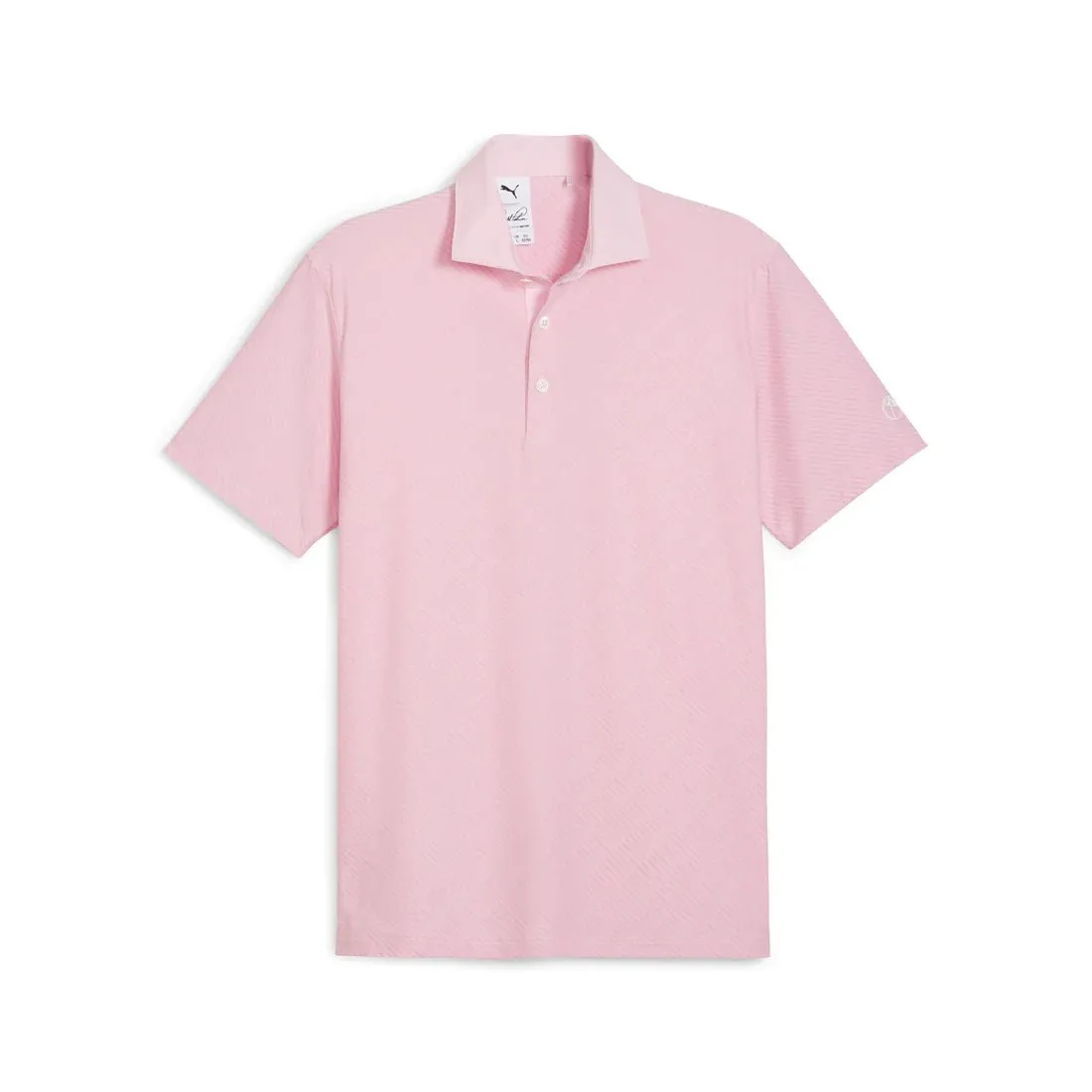 Puma Men's AP Jacquard Stripe Golf Polo
