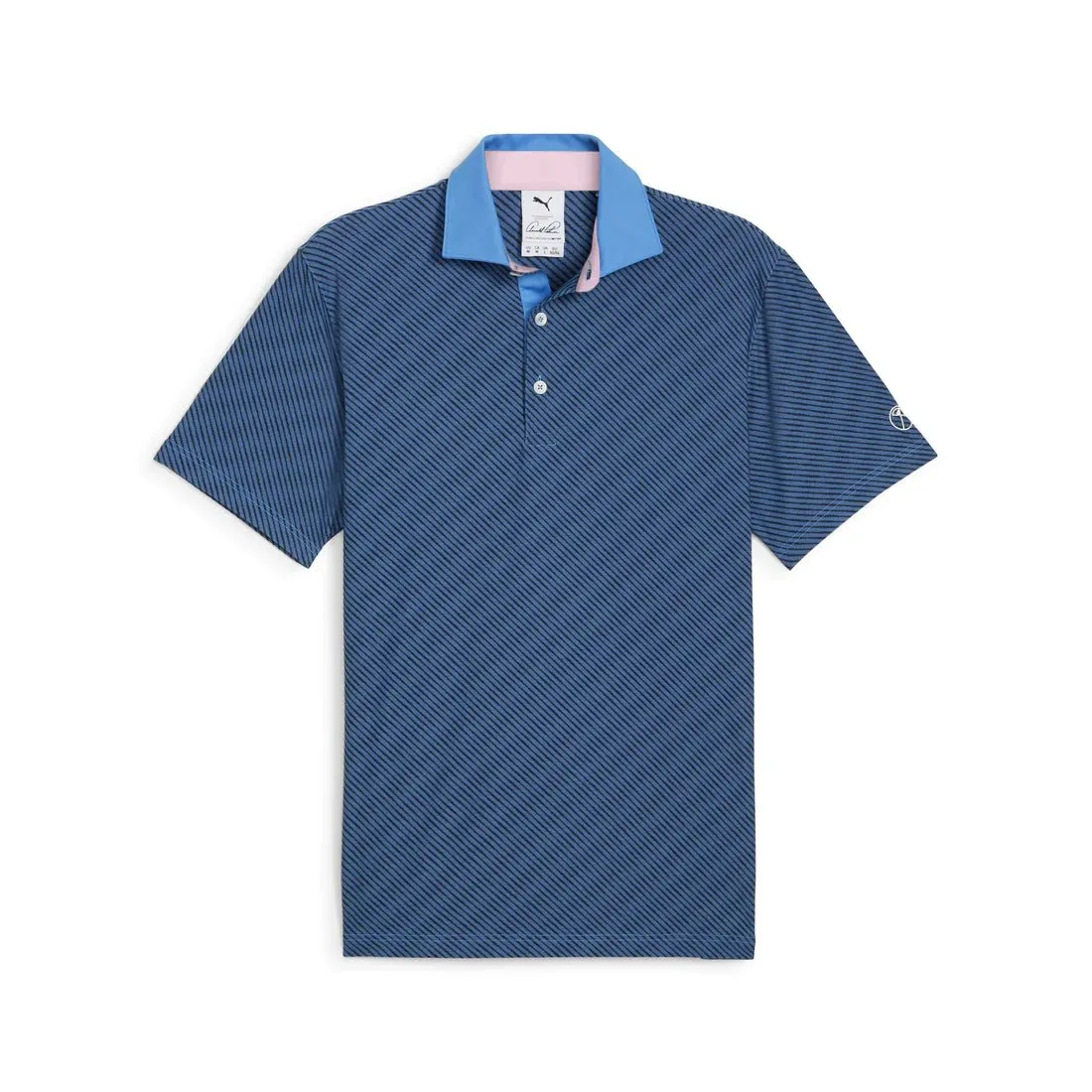 Puma Men's AP Jacquard Stripe Golf Polo
