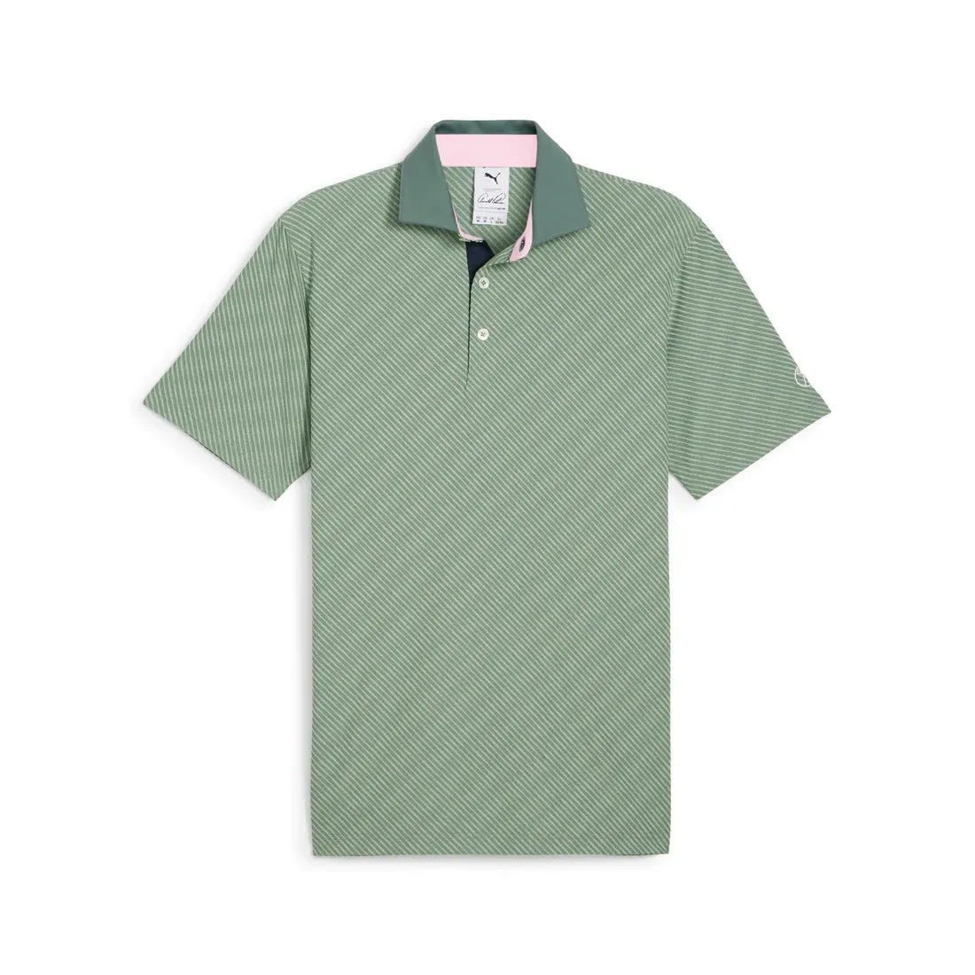Puma Men's AP Jacquard Stripe Golf Polo