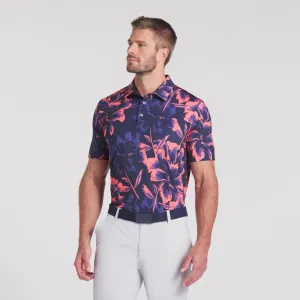 Puma Men's MATTR Broken Flower Golf Polo