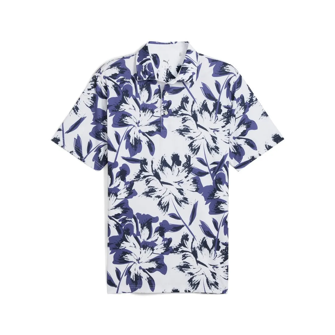 Puma Men's MATTR Broken Flower Golf Polo