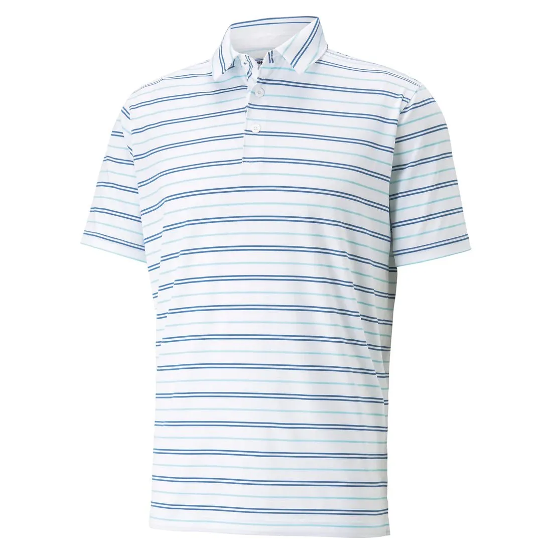 Puma Men's MATTR Striper Golf Polo
