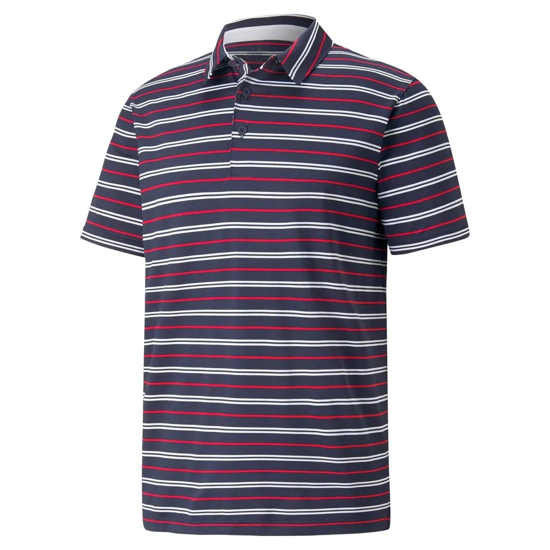 Puma Men's MATTR Striper Golf Polo
