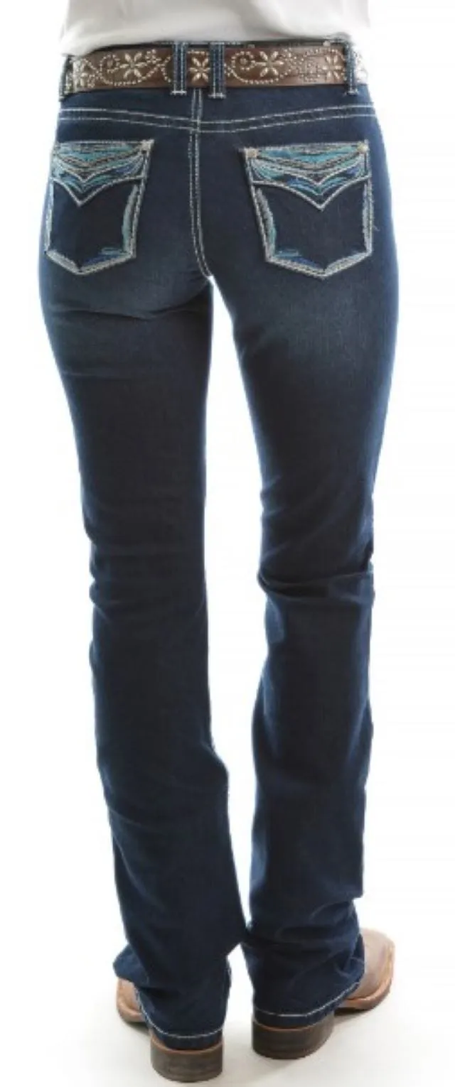 Pure Western Jeans Womens Alice Relaxed Rider 36in Leg (PCP2210282)