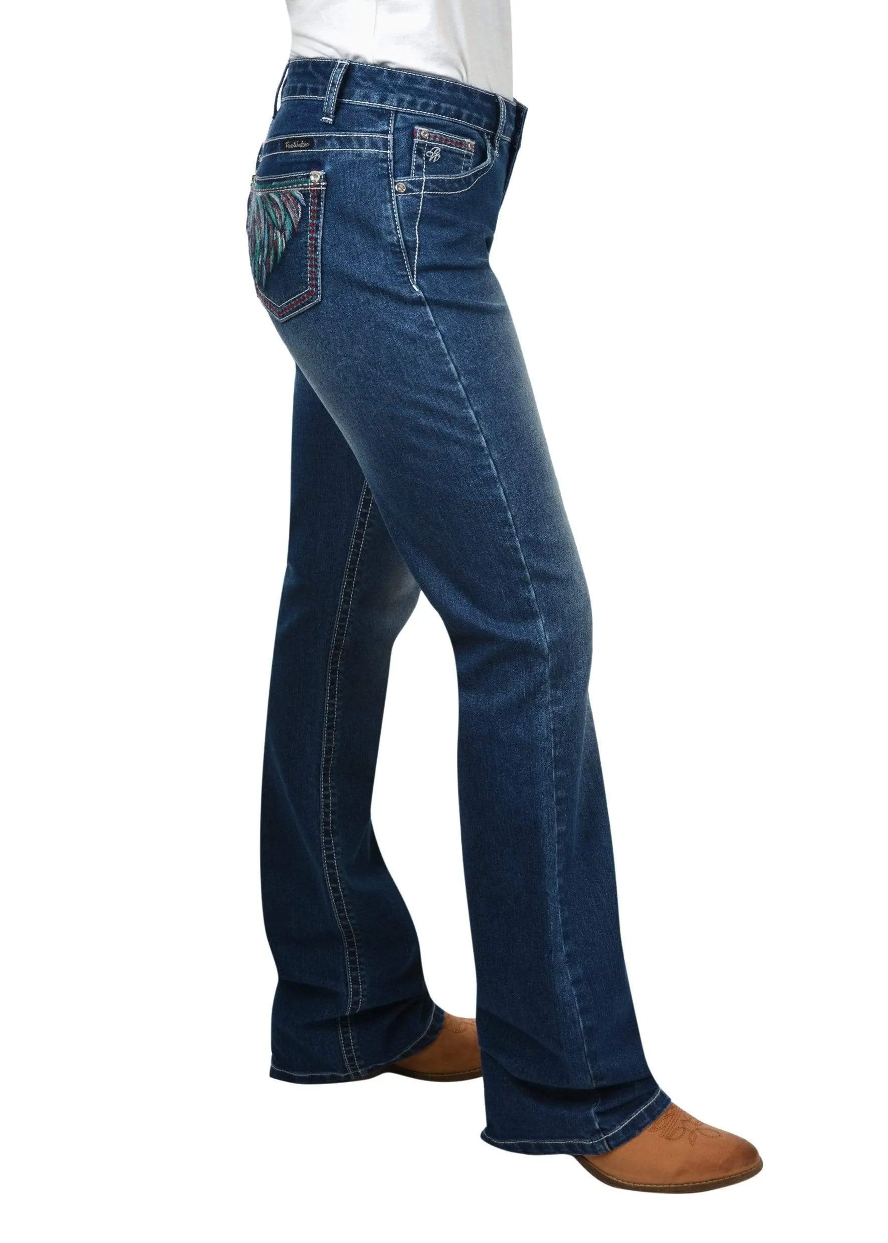 Pure Western Jeans Womens Skylar Relaxed Rider 36in Leg (PCP2210504)